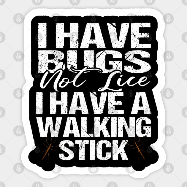 Walking Stick Insect Sticker by Outrageous Flavors